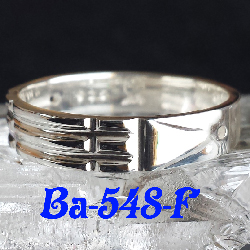 Ba-548-F Narrow Atlantis Ring (Sterling .925)