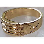 Ba-550-H 10K Gold Atlantis Ring